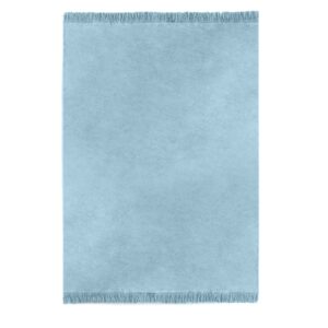 Koc bawełniany - baby blue - 150 x 200
